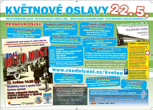 Květnov&eacute; oslavy v Roudnici nad Labem